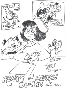 Poster of Debbie, Fluffy and Mervin.