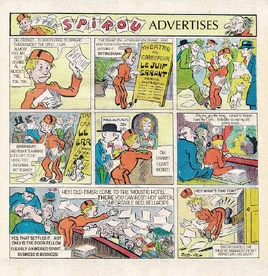 Spirou Advertises