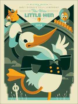 The Wise Little Hen Poster
