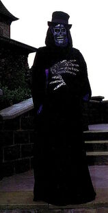The Phantom walk-around character as he existed in the 1990's.