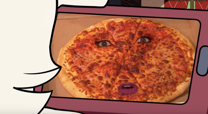 Pizza slice, anime fast food, artwork, Anime, HD wallpaper | Peakpx
