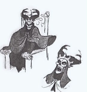 Concept art of Milt Kahl for the King.