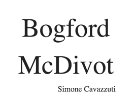 Bogford McDivot Cover