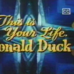 This Is Your Life, Donald Duck (cartoon)