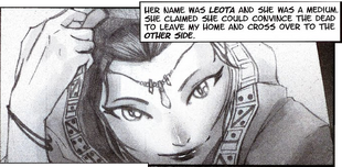 A mortal Leota in the Ghost Host's tale. (In Mystery of the Manse, Part 4)