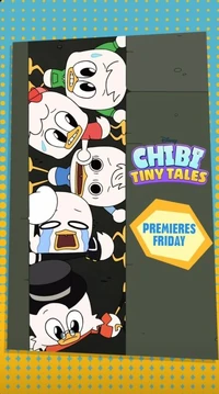 Promotional poster featuring Scrooge, Donald, Huey, Dewey, and Louie.