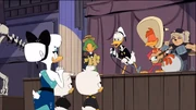 Daisy enjoying Donald and his band's performance