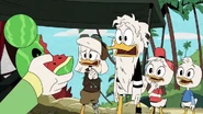 Donald, Della, and the nephews look rather offended about that.