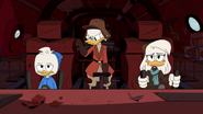 Della and Dewey bored and disappointed when they find out it's just a sterile seed depository built and formerly owned by the late Ludwig Von Drake