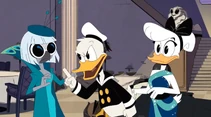 Donald coming to Daisy's aid