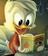 Scrooge as a child in "The Secret(s) of Castle McDuck!", "Challenge of the Senior Junior Woodchucks!", and "The Fight for Castle McDuck!"