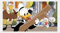 Donald preparing to make his final repairs on the houseboat