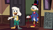 "Alright, Uncle Scrooge. How much of the study have you actually fixed?"