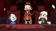 Taking Scrooge along with them