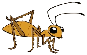 Golden Cricket render