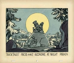 Peraza's concept art for the first episode of the show "" was inspired by Barks' original comic book story