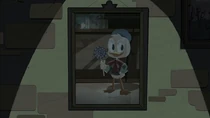 Donald's painting in Castle McDuck