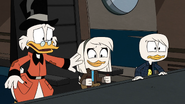 Della taking Donald and Scrooge there