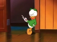 Louie duck with a knife 1987