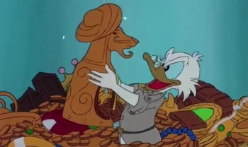  finds Collie Baba's treasure, including a golden bust of him