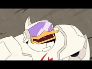 Gizmoduck approaches the ship (paying no mind to the letterboxing bars on this screenshot).