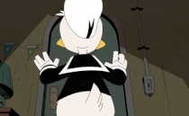 Donald bumping into Storkules