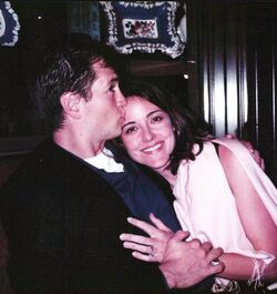 Bill and Christa on the night of his proposal.