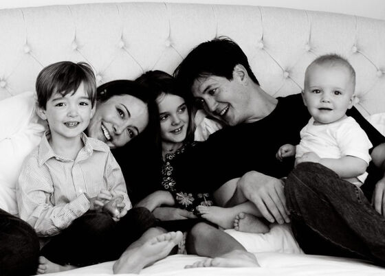 Bill with all the kids, late 2000s