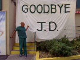 Goodbye Banner für J.D