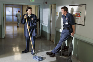 7x4 JD works as a Janitor