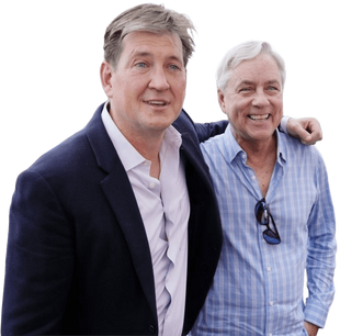 Bill with Carl Hiaasen