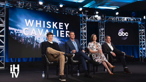 Bill getting interviewed for Whiskey Cavalier