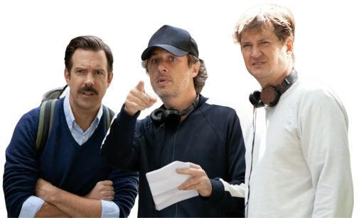Bill, Jason Sudeikis and Zach Braff. Zach directed the second episode of Ted Lasso, and has gone on to direct 3 episodes of Shrinking.