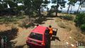 Pushing broken vehicle with assistance