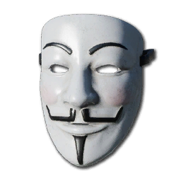 anonymous mask transparent background