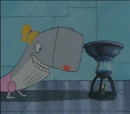 This is yet another HYPER-infamous scene called Pearl Scaring Plankton Scene from the HYPER-infamous Season 7 episode One Coarse Meal, and yes, this is a reference to the scene that was 5 years and 3 seasons before this