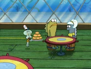 "Okay, who ordered the Krabby Patty, and who ordered the Krabby 'Patty?'" Bruh.