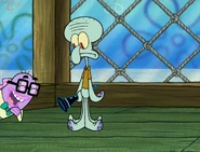 Squidward failed to impress the producer.