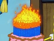 Pet Sitter Pat 196.jpg (7 KB) "Oh, dear! Look at all those candles! Why, if I were any older, we'd be in danger of burning down the house!"