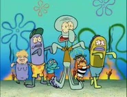 The townspeople are faking it.