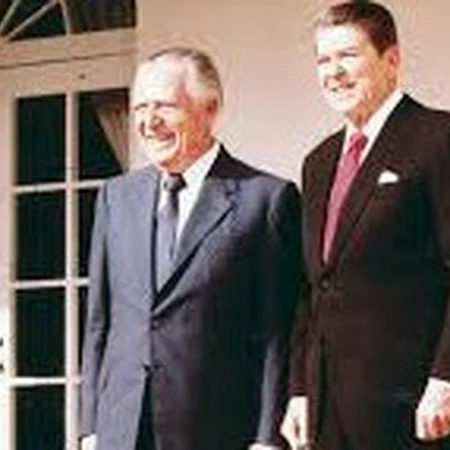 Ronald Reagan Meetpedia Fandom · visita estratégica a estados unidos, reunión con presidente ronald reagan. ronald reagan meetpedia fandom