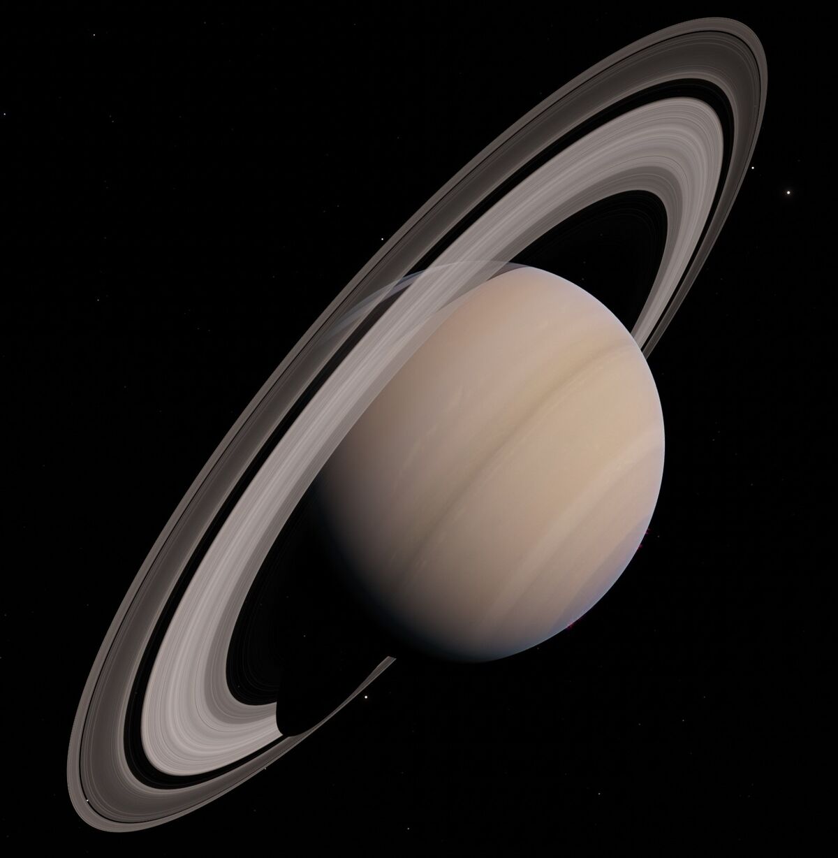 diagram of saturn the planet