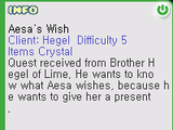 Aesa's Wish Quest