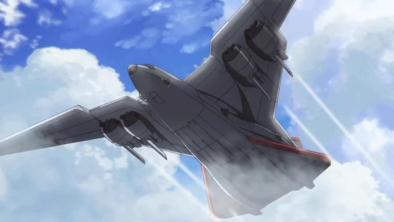 Missiles couldn't hit it, but flying little girls can?[Vividred Operation]  : r/anime