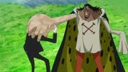 Caribou smothers Drip (fake Sanji).