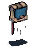 SpellBook idle combat animation.