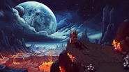 VolcanicMoon Barma'thazël Cliff.png (244 KB) Barma'thazël overlooking an unknown location.