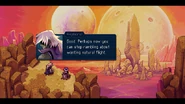 Aephorul lightly teasing Resh'an, in an age long past.