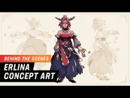"Behind the Scenes" Erlina concept art video.