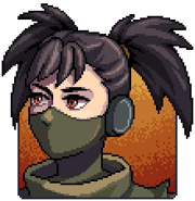 Talk portrait of Seraï with a neutral expression.